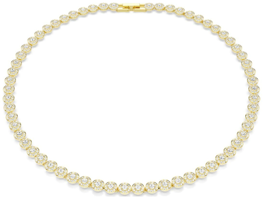 Swarovski длина 38 см бижутерный сплав, кристаллы Swarovski