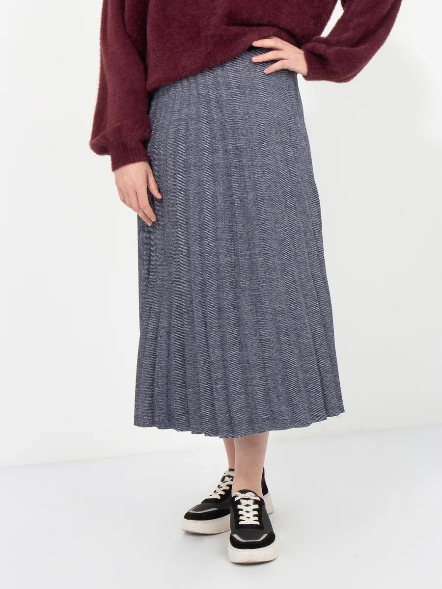 Плиссированная юбка TAIFUN by GERRY WEBER синий