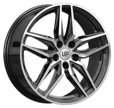 SKAD WUP Up112 (КС1017-03) 7x18/5x114.3 D67.1 ET35 4 диска черный, серебристый