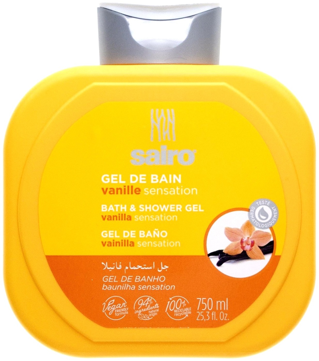 Sairo Vanilla Bath & Shower Gel Гель для Душа с Ароматом Ванили 750ml гель 750 мл