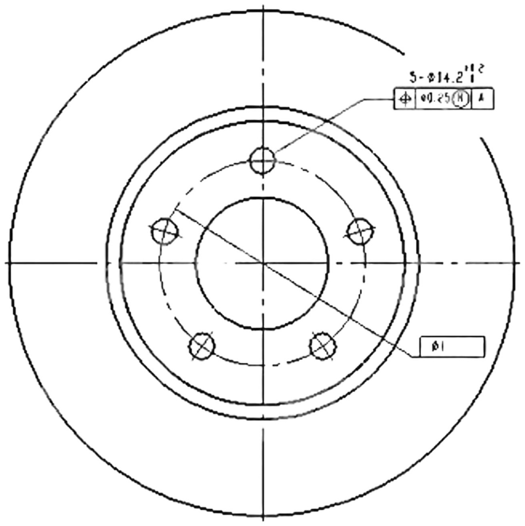 Диски PATRON передние PBD53002