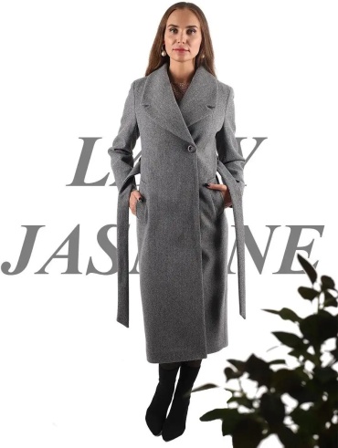 Пальто Lady Jasmine серый
