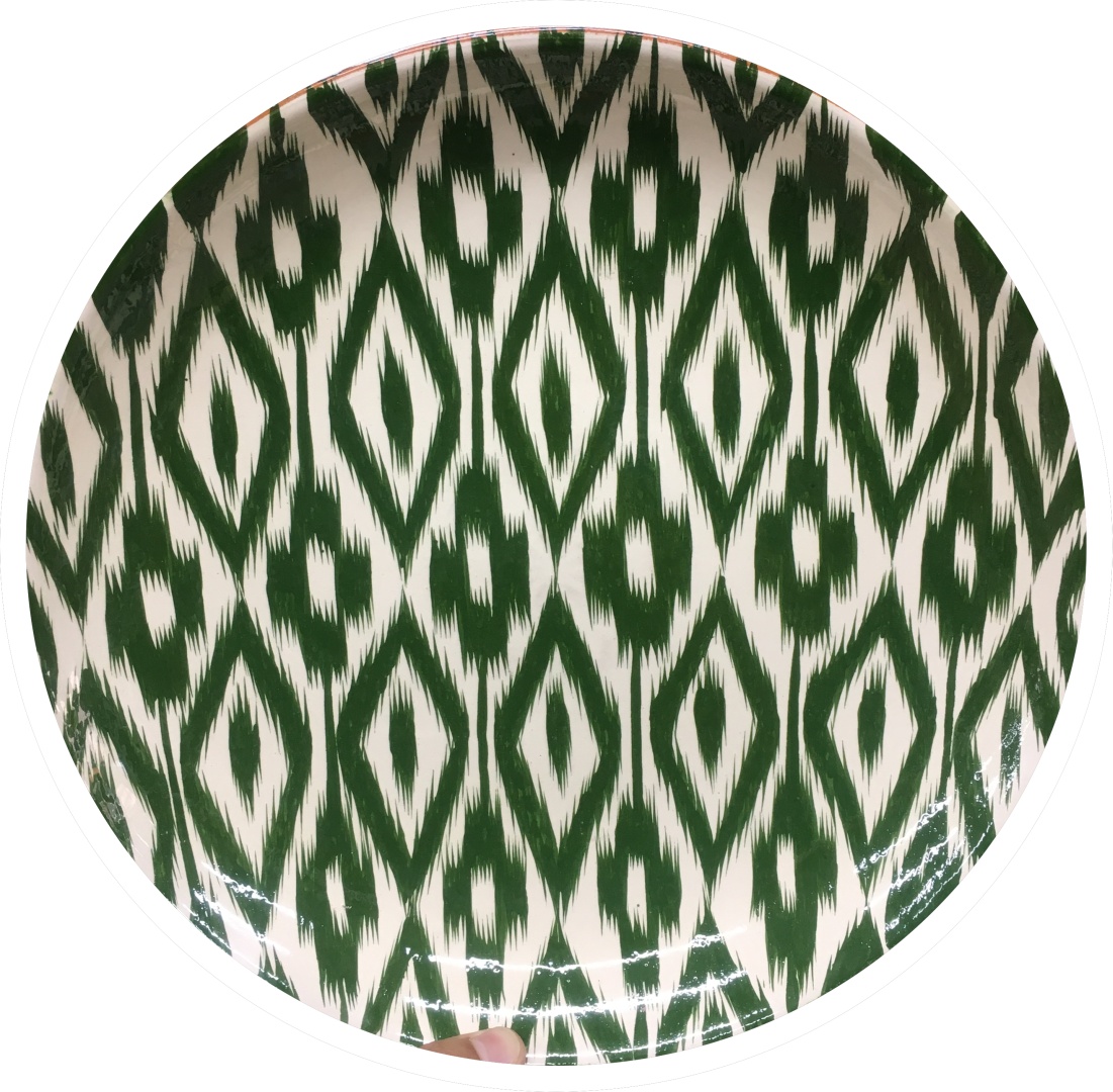 Тарелка Art Ceramic Хром керамика, 1 шт