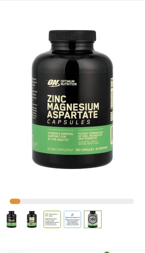 Optimum Nutrition Optimum nutrition ZMA капсулы 180 шт