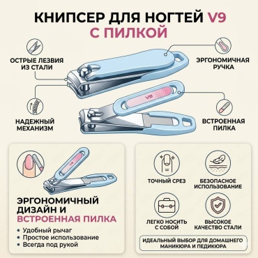 Кусачки-книпсер v9 1.3 1 шт