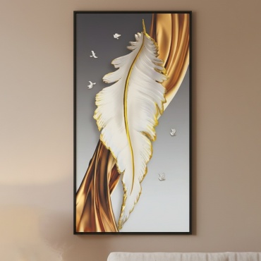 Canvas house картина Золотое Перо и Свобода 80x120 см