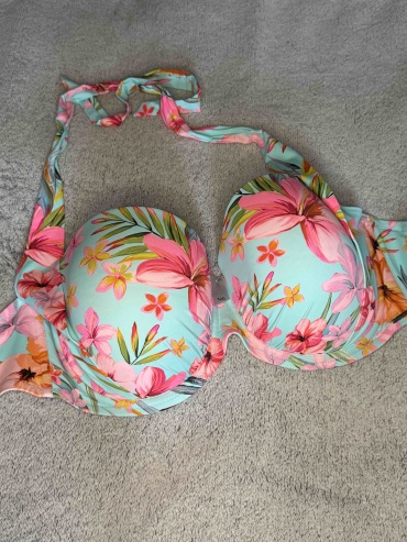 Лиф Boux Avenue голубой, розовый