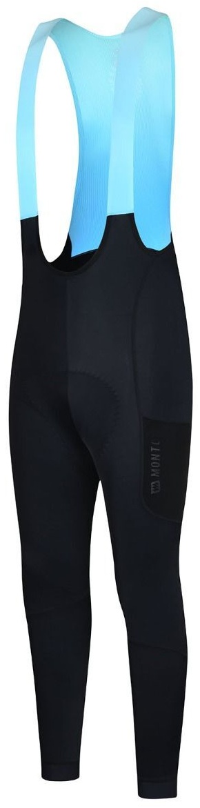 Велоштаны MONTON Moto fleece черный, голубой 52