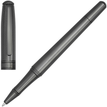 Ручка роллер Hugo Boss ESSENTIAL METAL 1 шт, 0.5 мм, цвет чернил синий