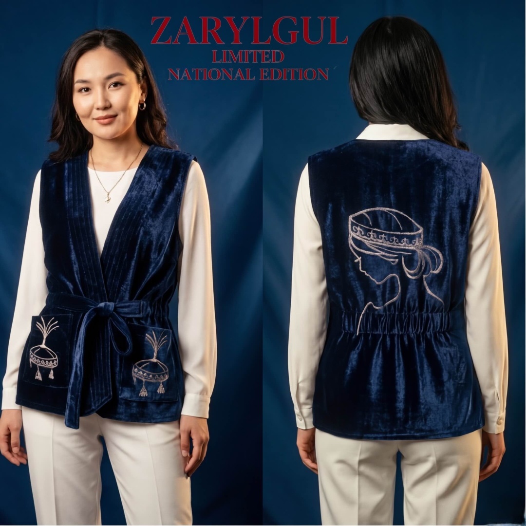 Национальный костюм ZARYLGUL темно-синий