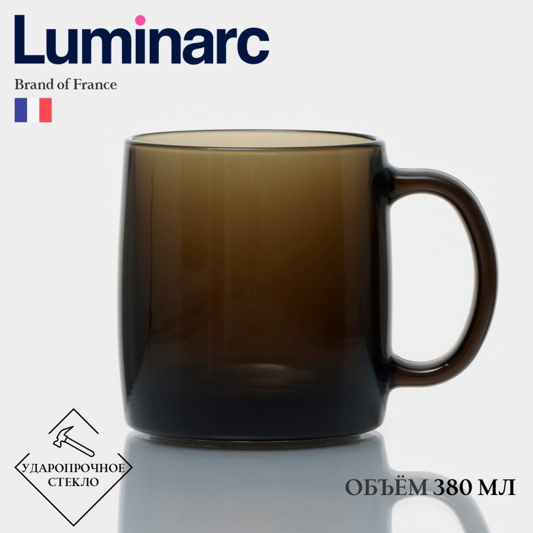 Кружка Luminarc «НОРДИК ЭКЛИПС», 380 мл, стекло, 1 шт.