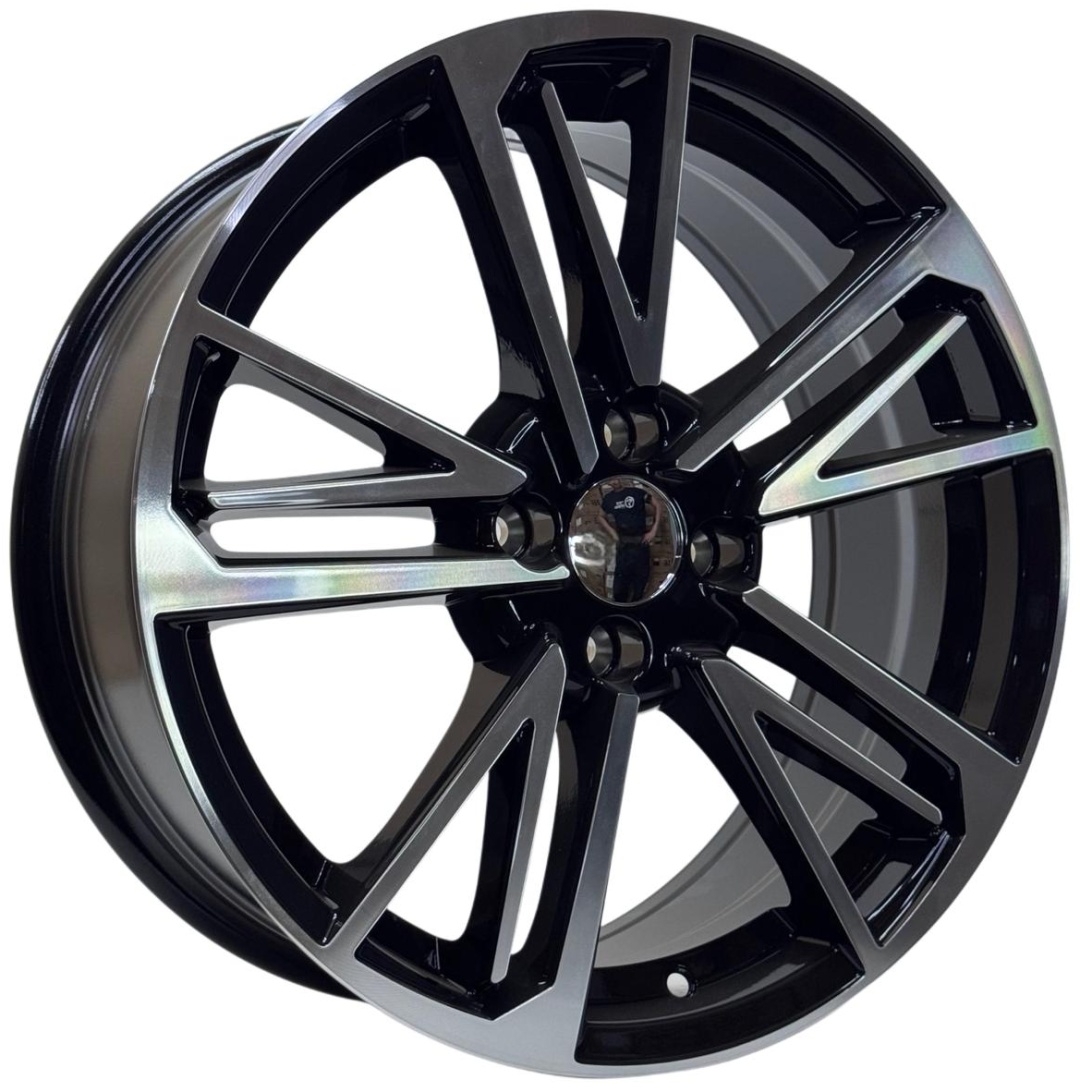 Wheels 1344DD 7x17/4x100 D67.1 ET35 4 диска черный, хром