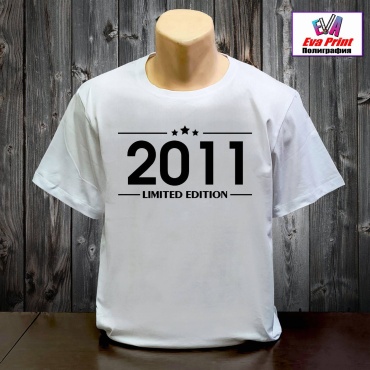 Футболка Eva Print Limited edition 2011. белый