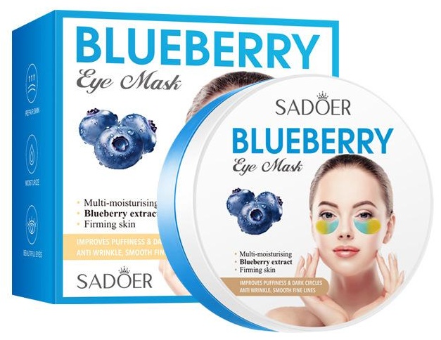 Патчи SADOER гидрогелевые Blueberry разглаживающие 60 шт