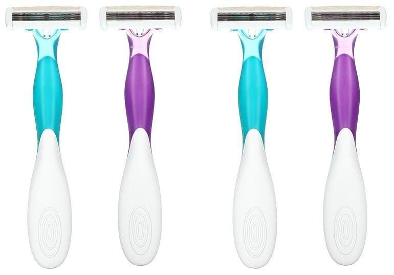 Bic Soleil Escape, одноразовые бритвенные станки для женщин, лаванда и эвкалипт, 4 шт. бритвенный станок 4 шт