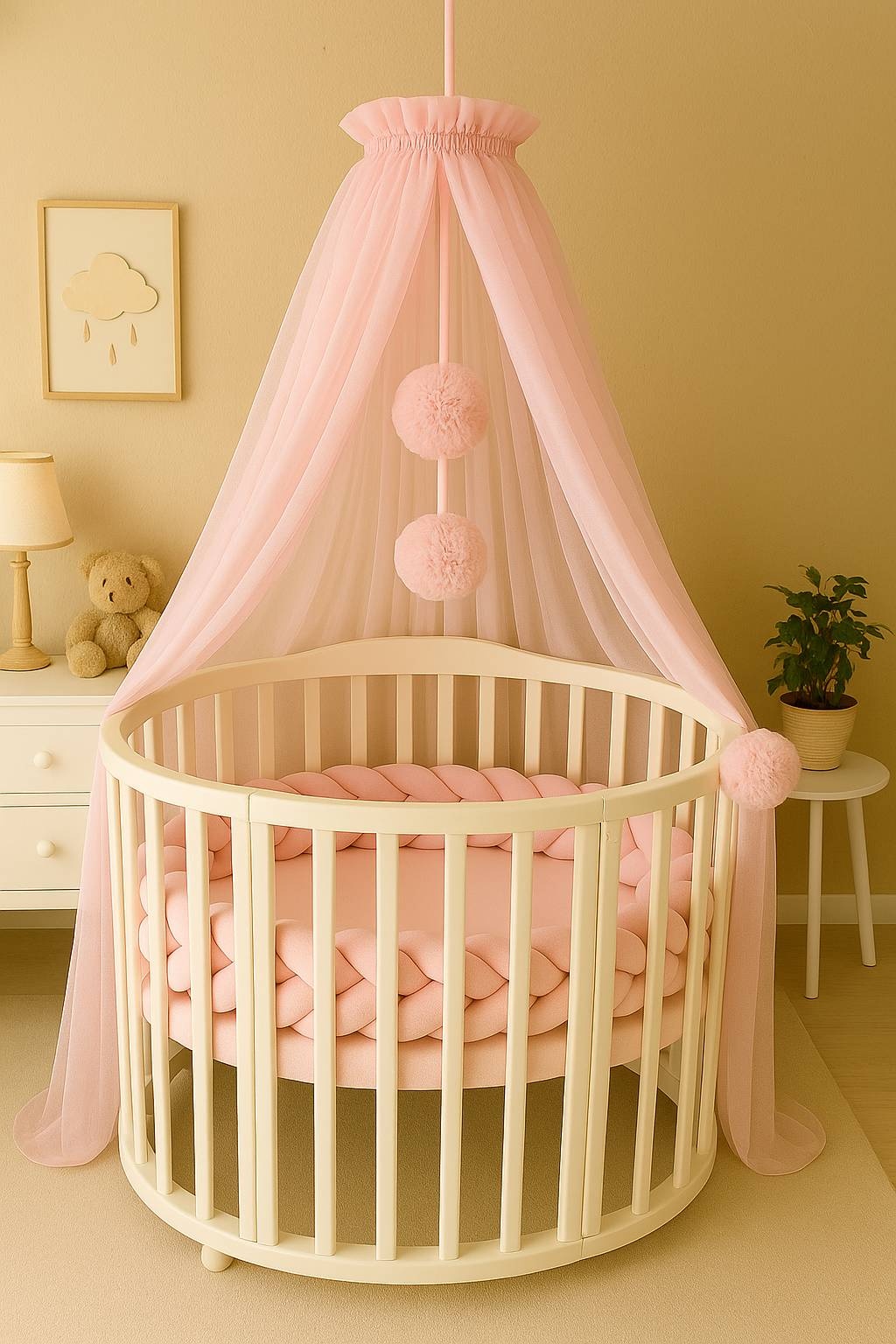 Балдахин LAVbaby Textile 171792926 розовый