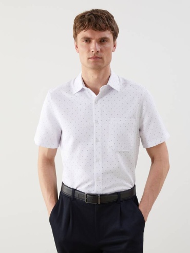 Рубашка прямая LC Waikiki белый