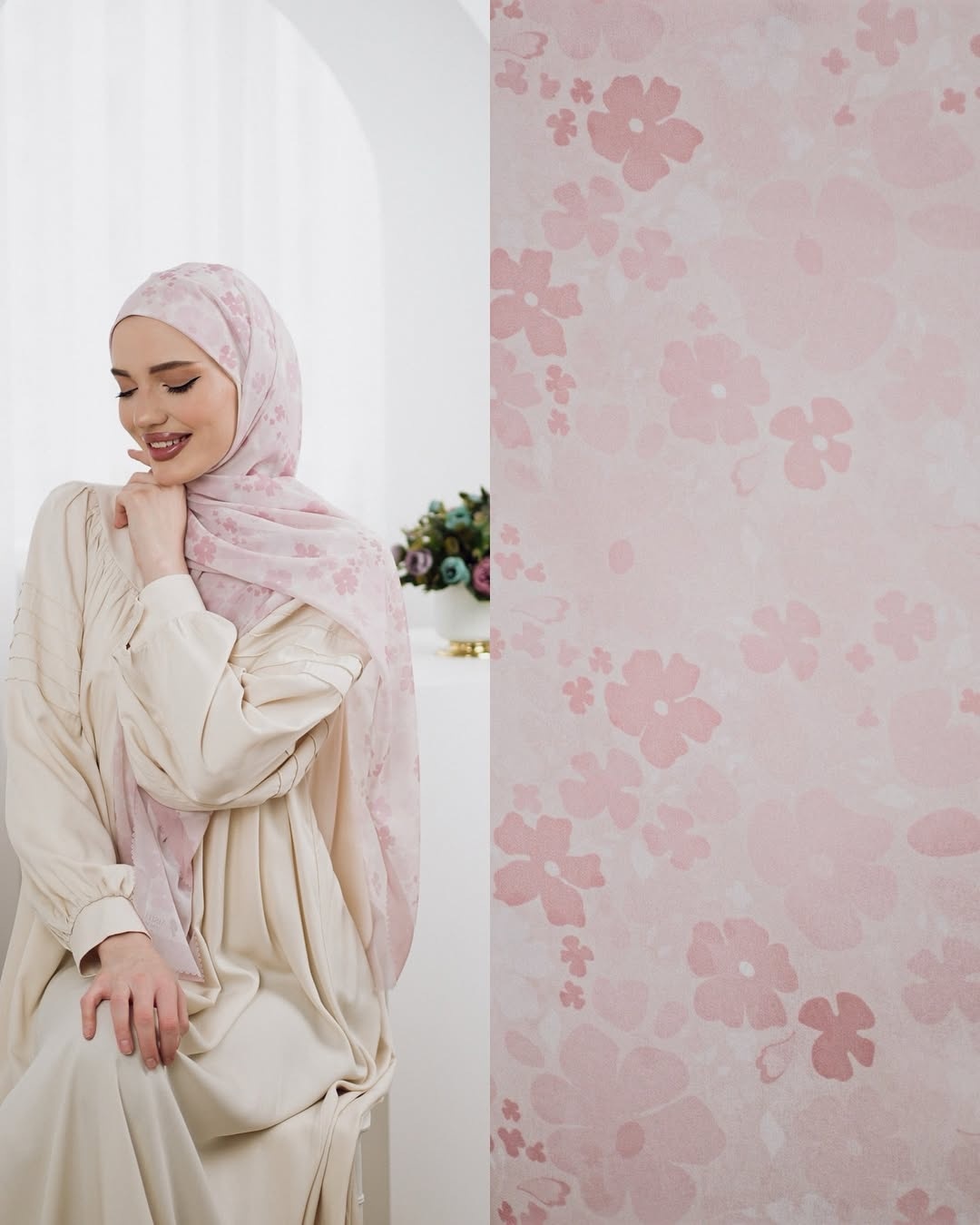 Шарф AISHA DUKEN шифон 180 x 70 см