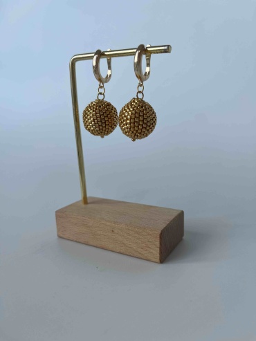 Серьги BeautyGift бижутерный сплав, бисер