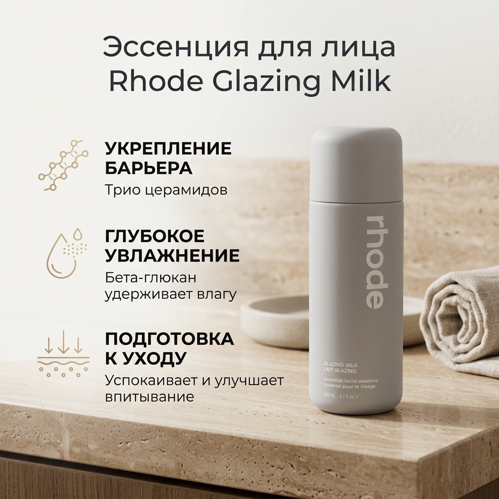 Rhode эссенция Glazing Milk Light 140 мл