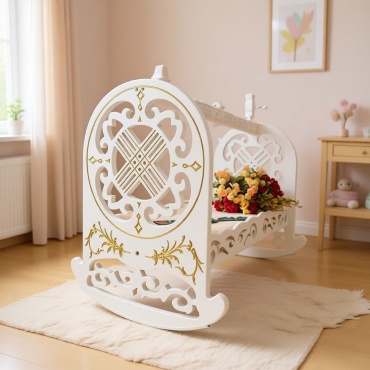 Колыбель Besik lux, для детей от 0 до 3-х лет без функции качания