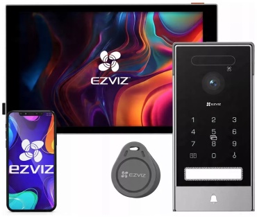 Ezviz видеодомофон CS-HP7-R400-1W2TFD(PRO) черный