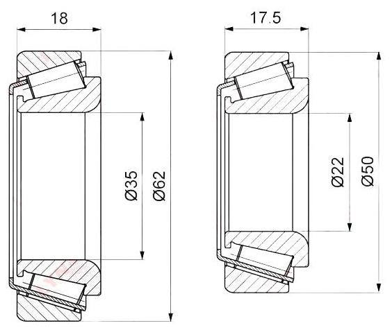 LYNXauto подшипник ступицы WB1282
