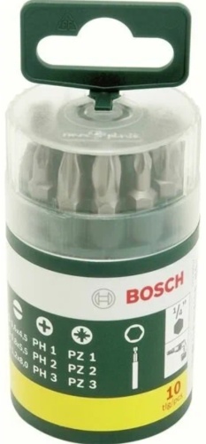Bosch набор бит Набор бит 9шт +Универсальный держатель BOSCH / артикул 2607019454 9 шт