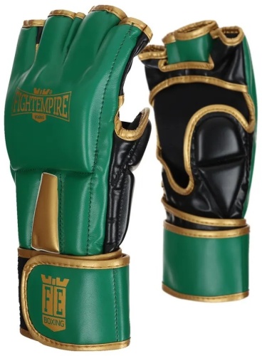 Боксерские перчатки FIGHT EMPIRE 12 oz зеленый