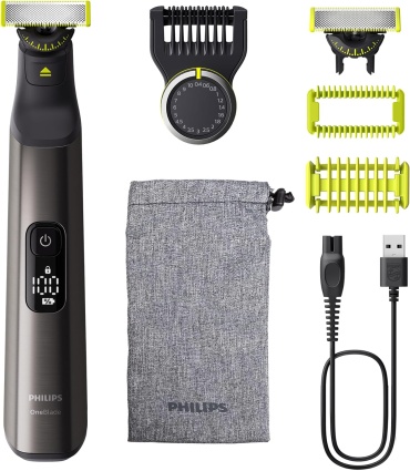 Philips триммер One blade QP6552/30 черный, серый