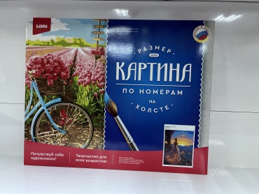 Картина по номерам LORI Принцесса Px-173 холст на подрамнике 50x40 см