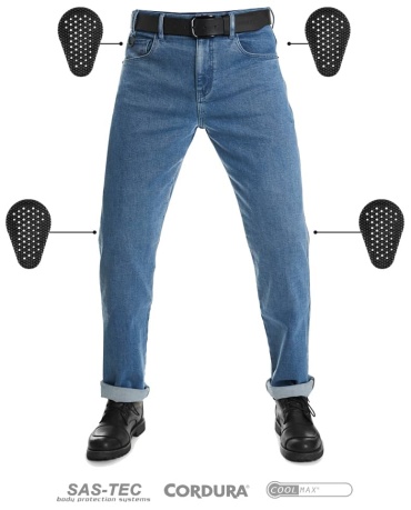 PANDO MOTO JAMES REGULAR BLUE синий 34