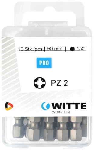 WITTE набор бит 427546200 10 шт