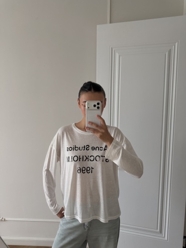 Лонгслив CHIC белый