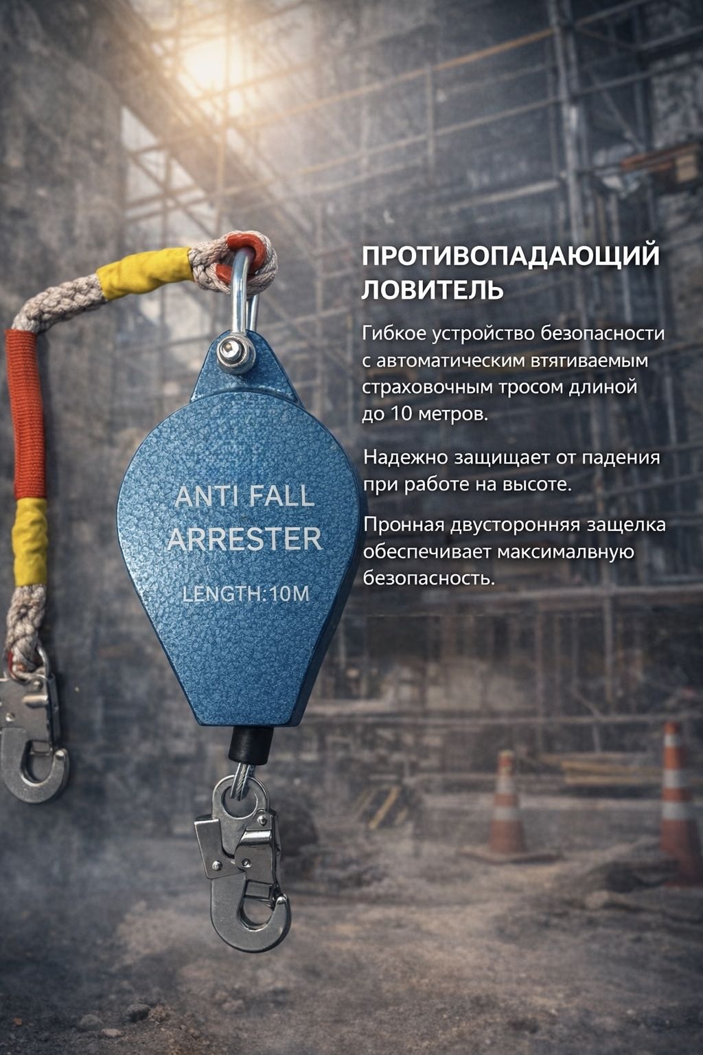ALAN строп страховочный нейлон, сталь