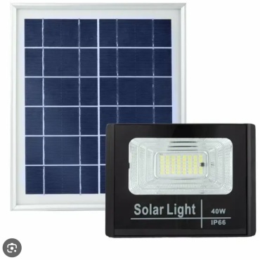 Прожектор на кронштейне Solar light 40 Вт, холодный белый