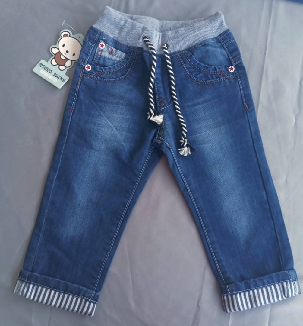 Джинсы прямые Fashion Jeans темно-синий