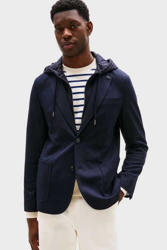 Пиджак однобортный Tommy Hilfiger синий
