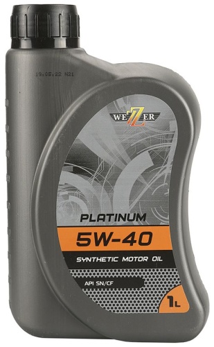 Синтетическое WEZZER Platinum 5W-40 1 л