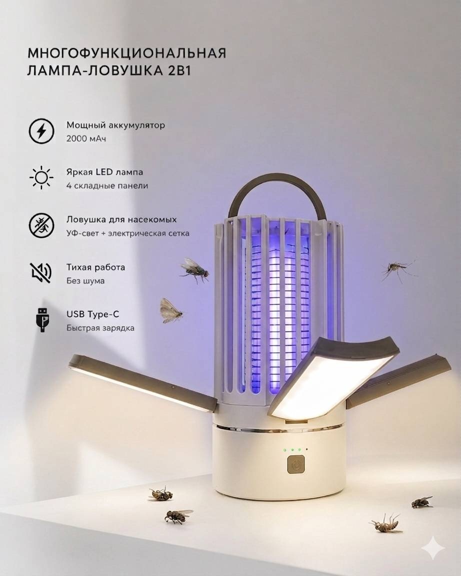 Световая ловушка 170991069 от комаров, от мух, от жуков