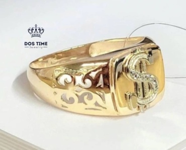 DOS TIME 626620405 размер 19 вес 3.8 г золото, фианит