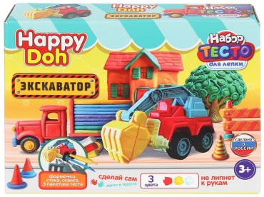 Масса для лепки Multiart 398694 количество цветов: 6 шт