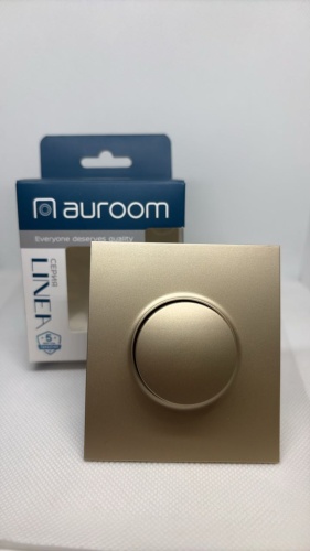 Поворотный диммер Auroom Linea 133104, золотистый