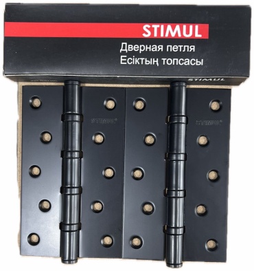 Петля врезная STIMUL 125х75мм 5x3x3.0-4BB-BLACK универсальная