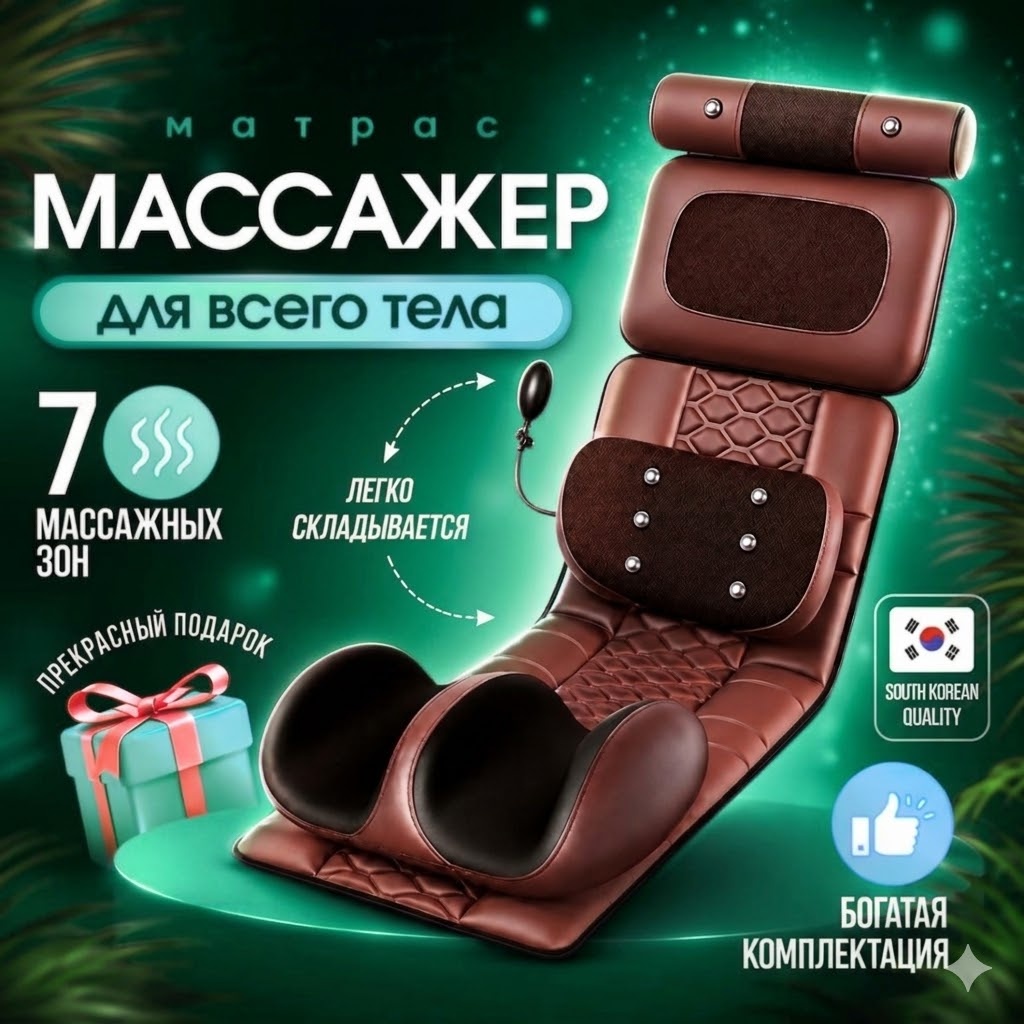 Массажер SHERBY MATRAS_SH1 матрас шиацу