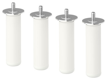 IKEA комплект ножек для шкафа металл, 11 см