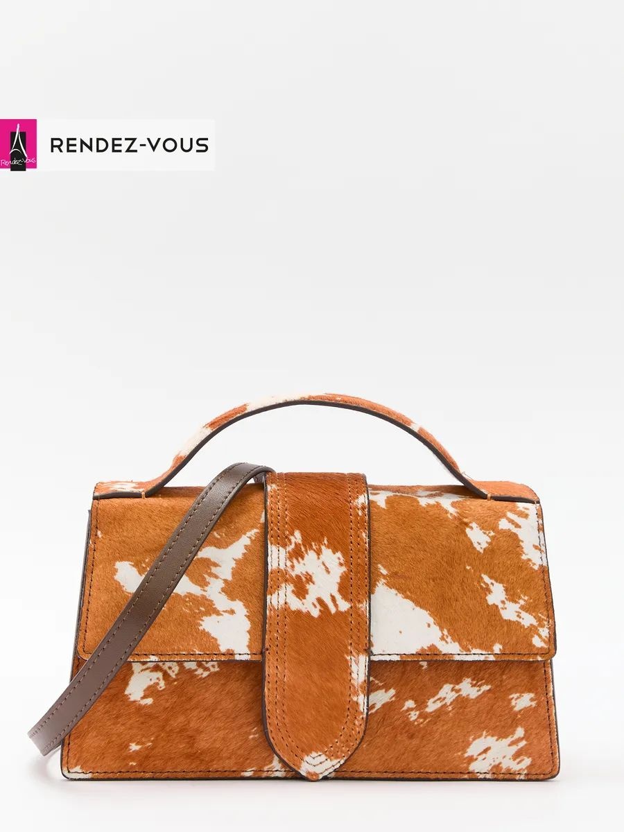 Мини-сумка Tendance экокожа оранжевый
