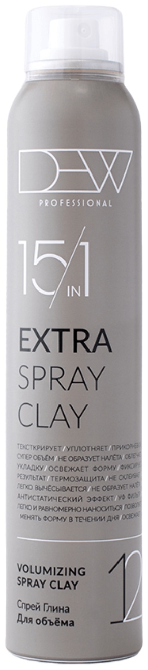 Dew Professional Extra Spray Clay Спрей Глина для объема волос спрей-глина без фиксации фиксация 200 мл