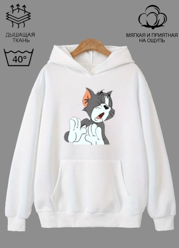 Худи Qazahi brand белый
