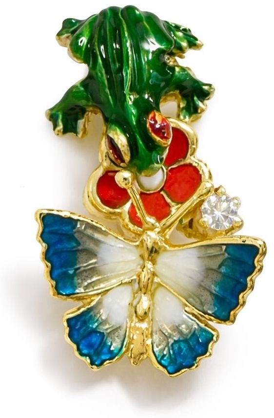 Подвеска Italian Gold NAHP0042-00 вес 2.23 г золото, бриллиант, эмаль